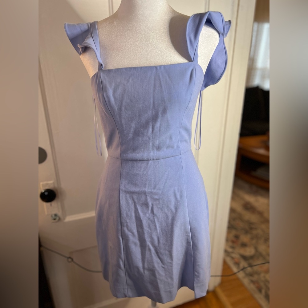 French Connection Lavender Ruffle Mini Dress - Picture 2 of 5